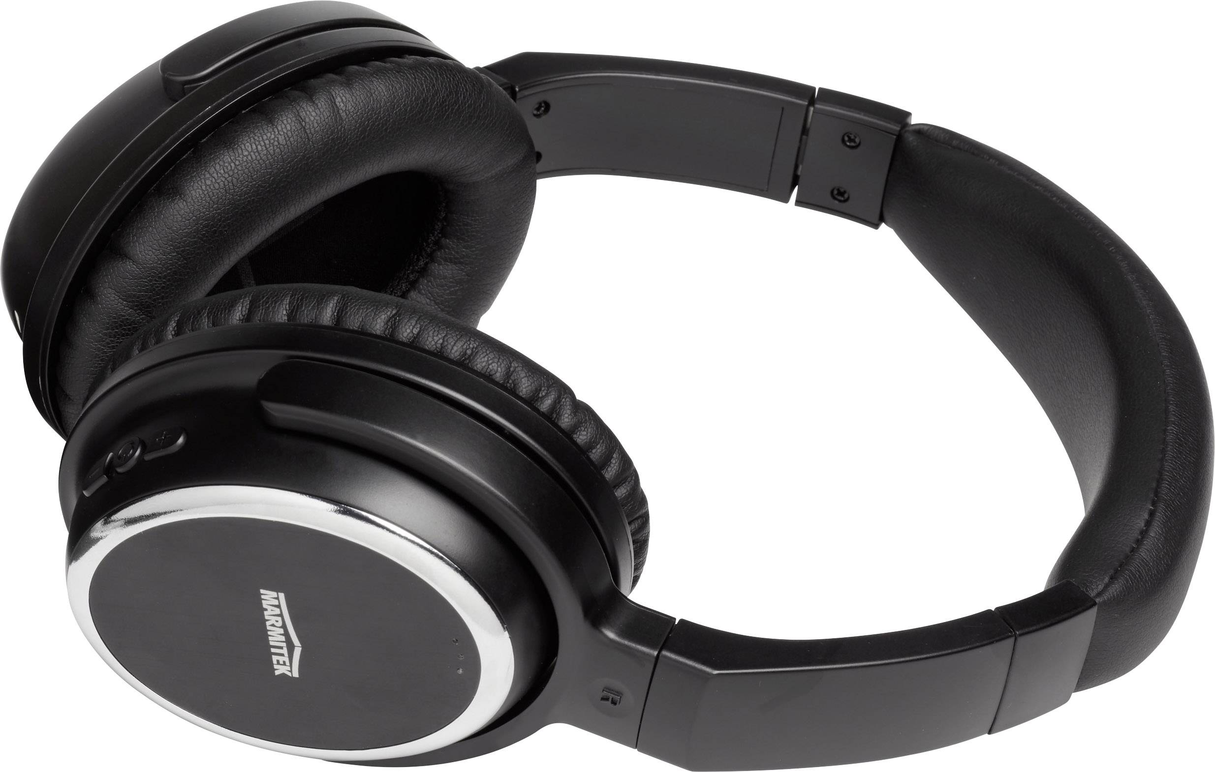 Marmitek BoomBoom 577 Over Ear Kopfhörer Bluetooth® Schwarz Headset, NFC
