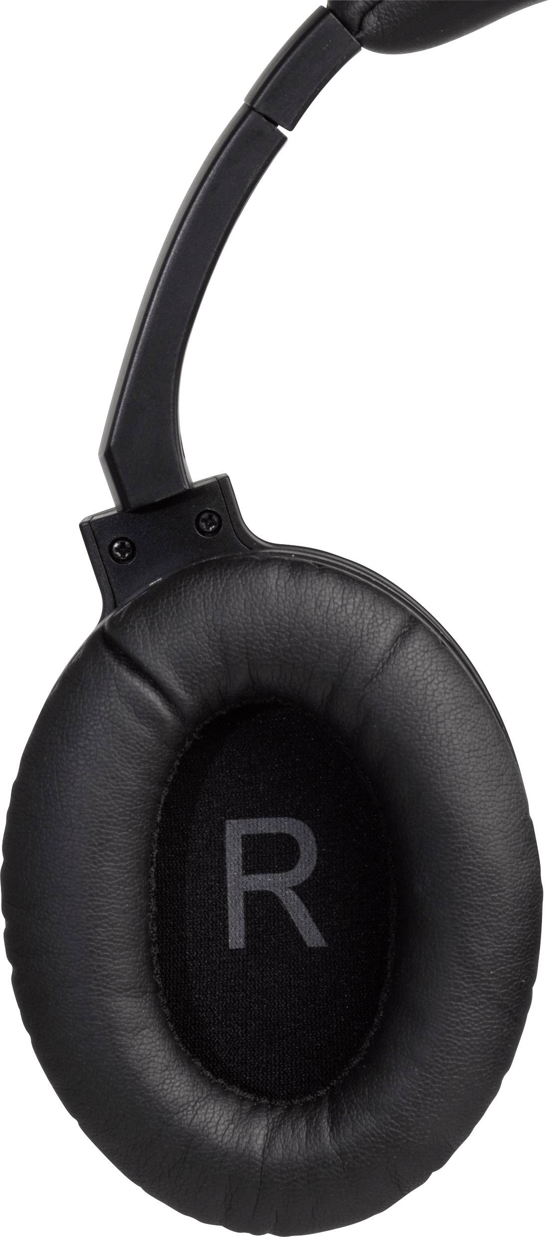 Marmitek BoomBoom 577 Over Ear Kopfhörer Bluetooth® Schwarz Headset, NFC