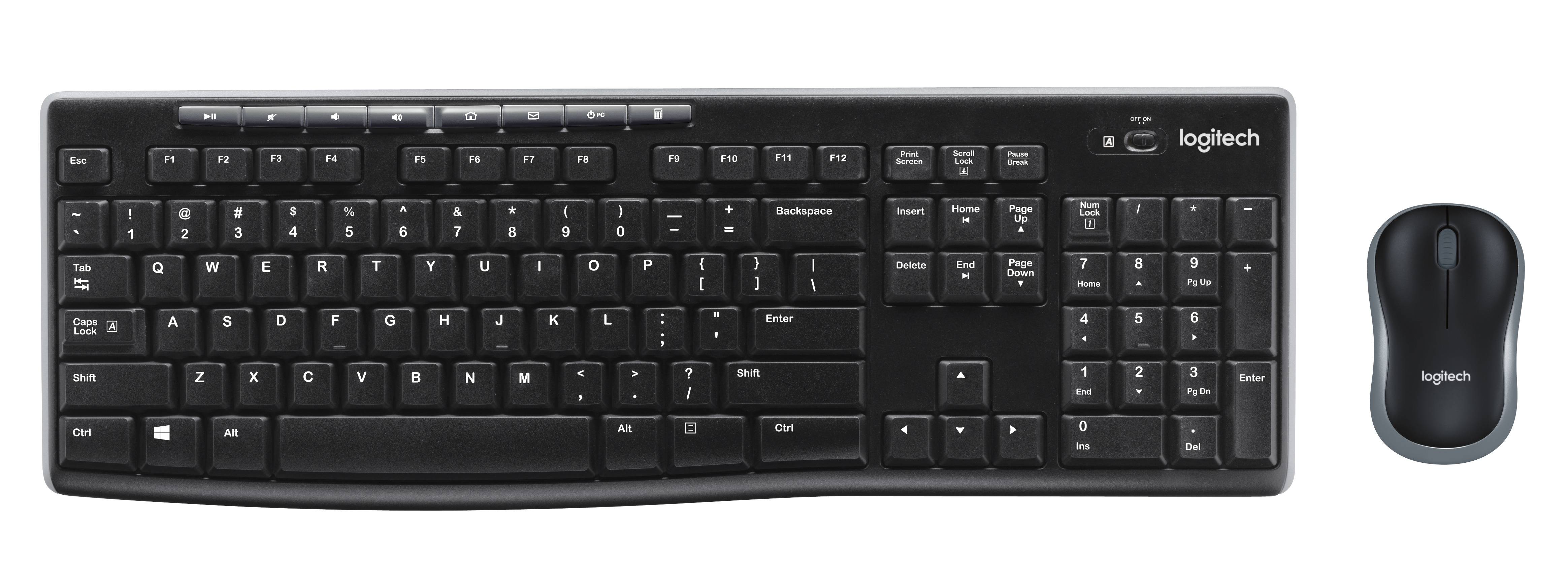 Logitech MK270 Funk Tastatur, Maus-Set Belgisch, AZERTY