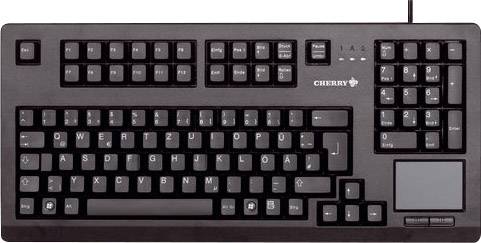 CHERRY TouchBoard G80-11900 USB Tastatur Englisch, QWERTY Schwarz USB-Anschluss