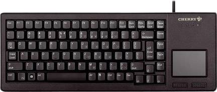 CHERRY XS Touchpad USB Tastatur Englisch, QWERTY Schwarz USB-Anschluss
