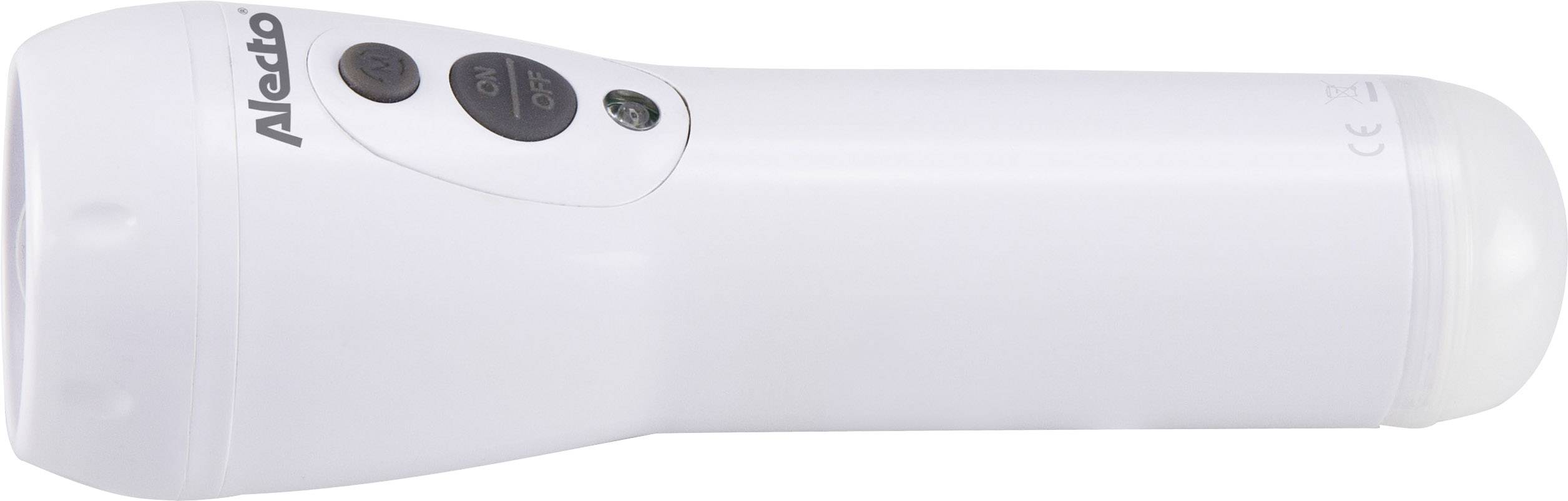 Alecto ATL-110 LED Taschenlampe, Notleuchte mit Nachtlicht-Funktion batteriebetrieben, netzbetrieben 2 h 200 g
