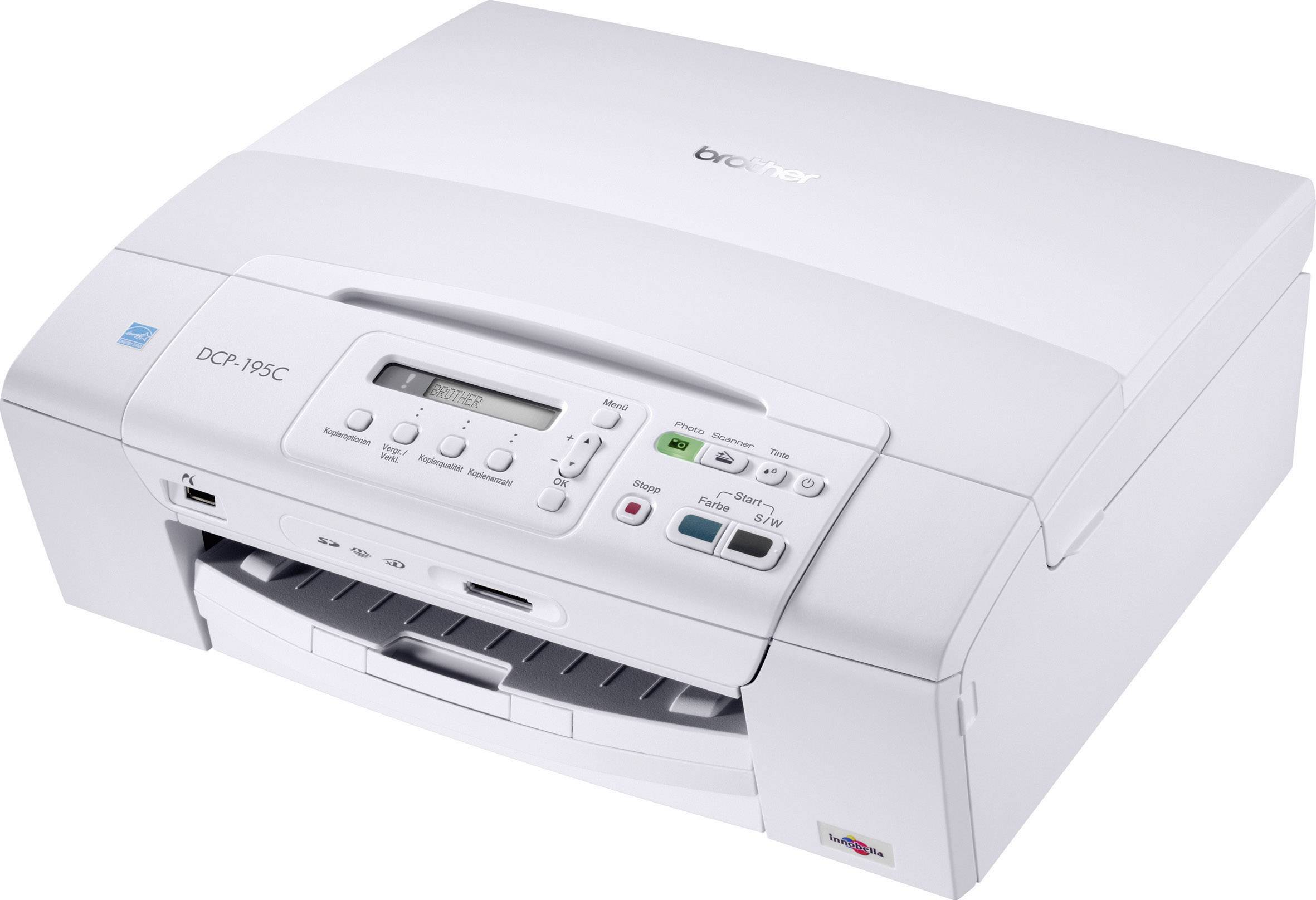 Brother DCP-195C Multifunktionsdrucker Tintenstrahl Farbe A4 Drucker, Scanner, Kopierer