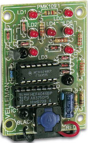 Whadda WSG113 Blinklicht Bausatz Ausführung (Bausatz/Baustein): Bausatz 9 V/DC