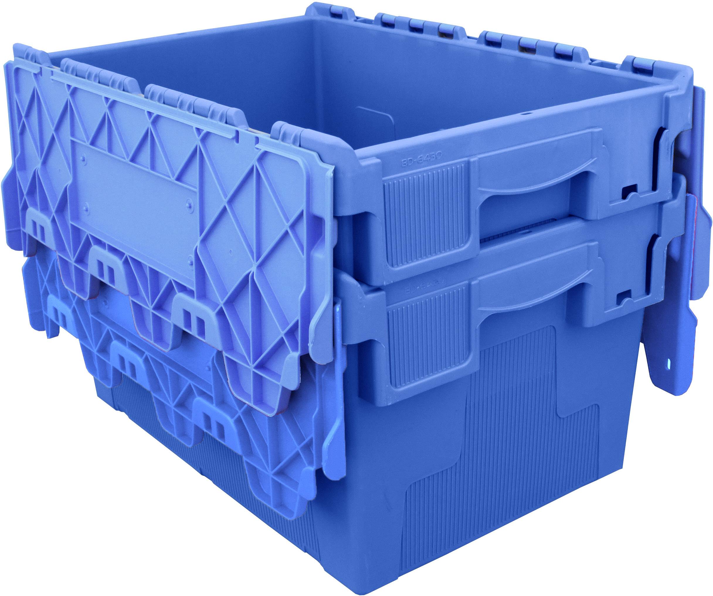 VISO DSW 5536 Klappdeckelbox (B x H x T) 600 x 320 x 400mm Blau 1St.