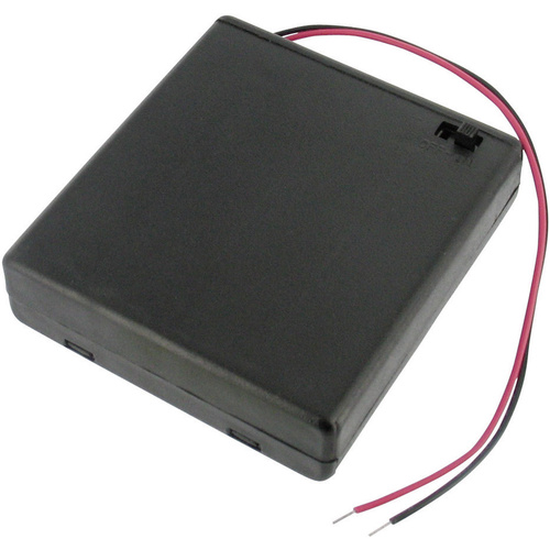 Velleman BH341BS Batteriehalter 4x Mignon (AA) (L x B x H) 69 x 65 x 19 mm