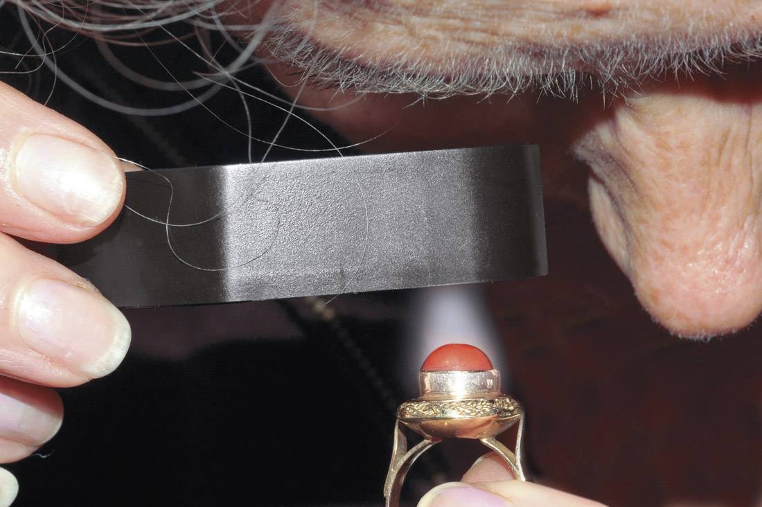 RONA 450515 Einschlaglupe mit LED-Beleuchtung Vergrößerungsfaktor: 10 x Linsengröße: (Ø) 21mm