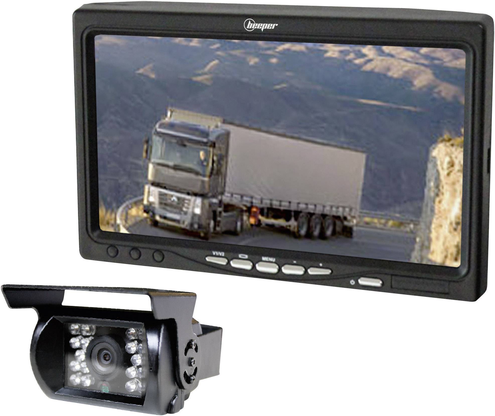Beeper RWEC99X Kabel-Rückfahrvideosystem 2 Kamera-Eingänge, integriertes Mikrofon Aufbau