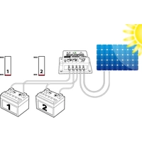 Kemo Dual M174 Laderegler Serie 12V 16A Kemo Dual M174 Laderegler Serie 12V 16A