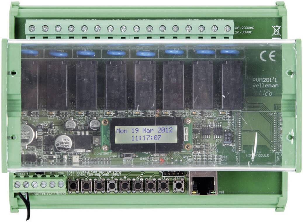 Velleman VM201 Relaiskarte Baustein 12 V DC/AC