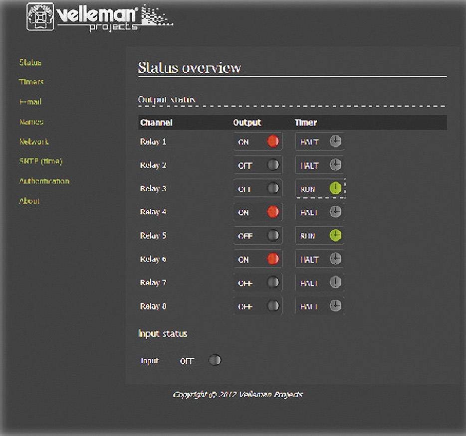 Velleman VM201 Relaiskarte Baustein 12 V DC/AC
