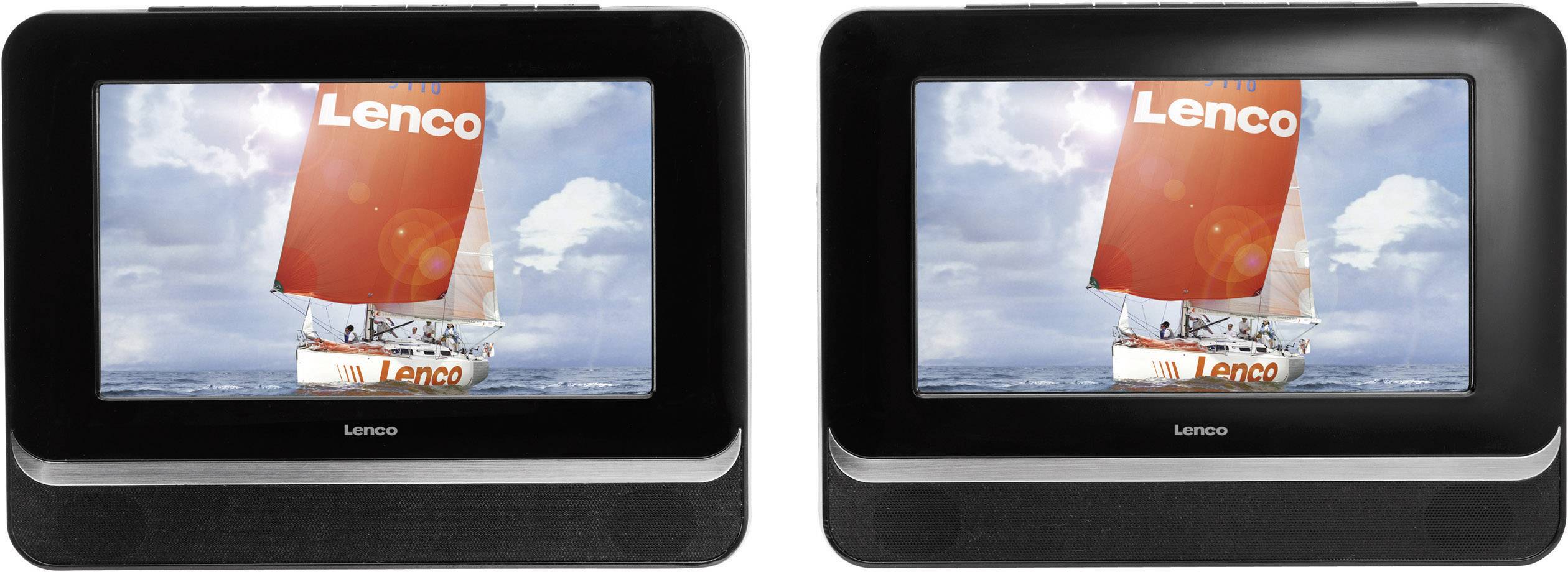 Lenco DVP-739X2 Bilddiagonale=17.5 cm (7 Zoll)