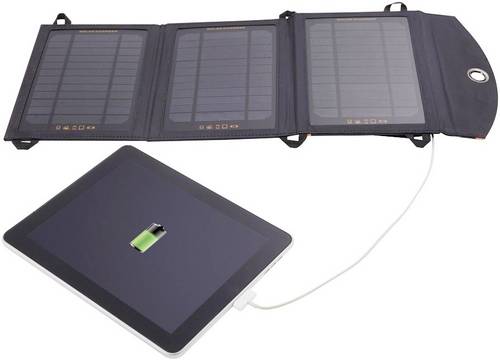 SOL23 Solar-Ladegerät Ladestrom Solarzelle 1.65A 10.5W