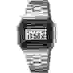 Casio Armbanduhr A168WA-1YES (B x H) 36.30mm x 38.60mm Silber Gehäusematerial=Kunstharz Material (Armband)=Edelstahl