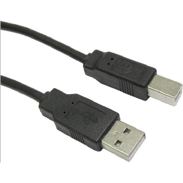 Arduino USB-Kabel USB 2.0 USB-A Stecker, USB-B Stecker 1.80m Schwarz A000045