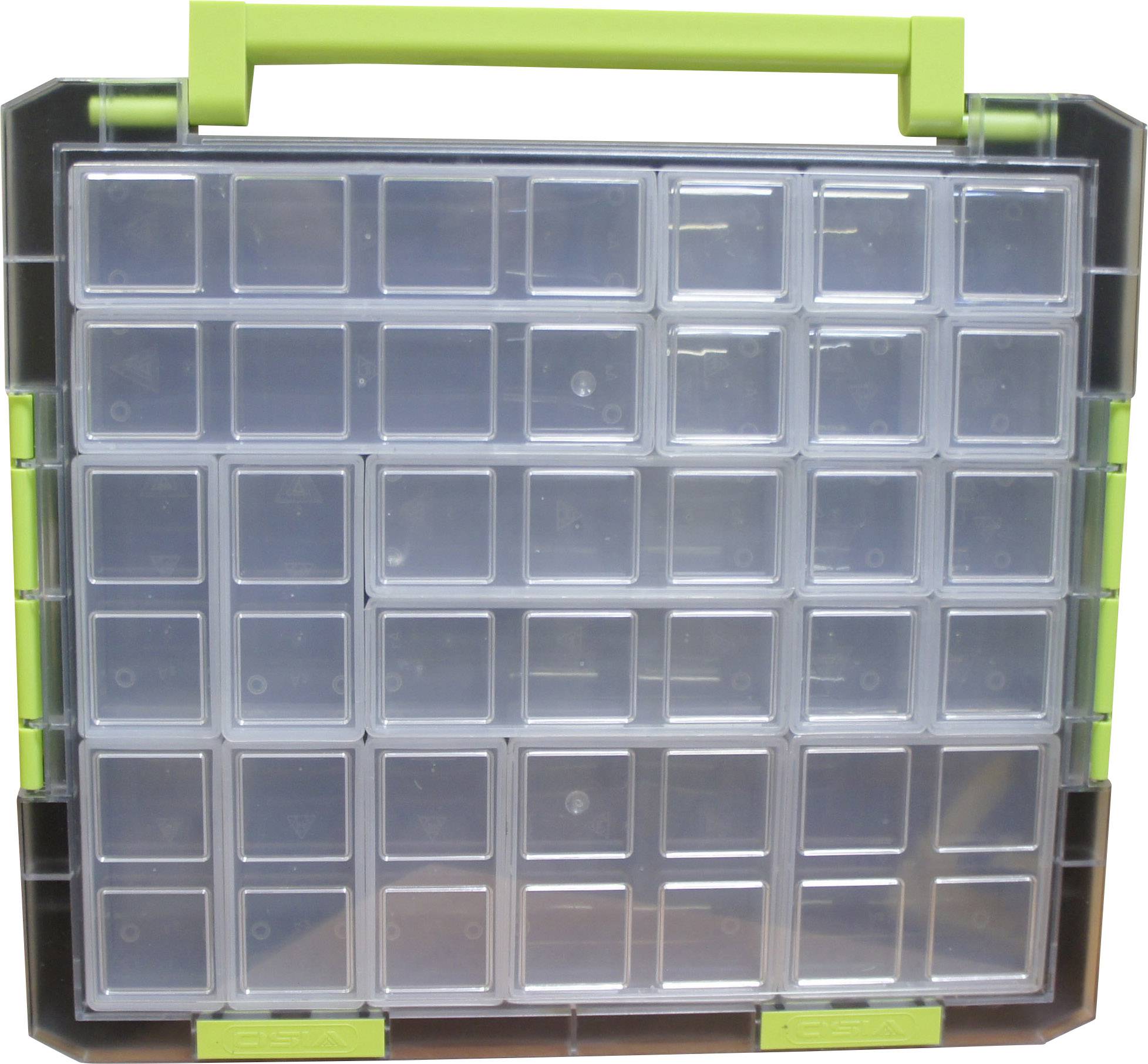 VISO Sortimentskoffer (L x B x H) 375 x 70 x 425mm Anzahl Fächer: 21 feste Unterteilung Inhalt 1St.