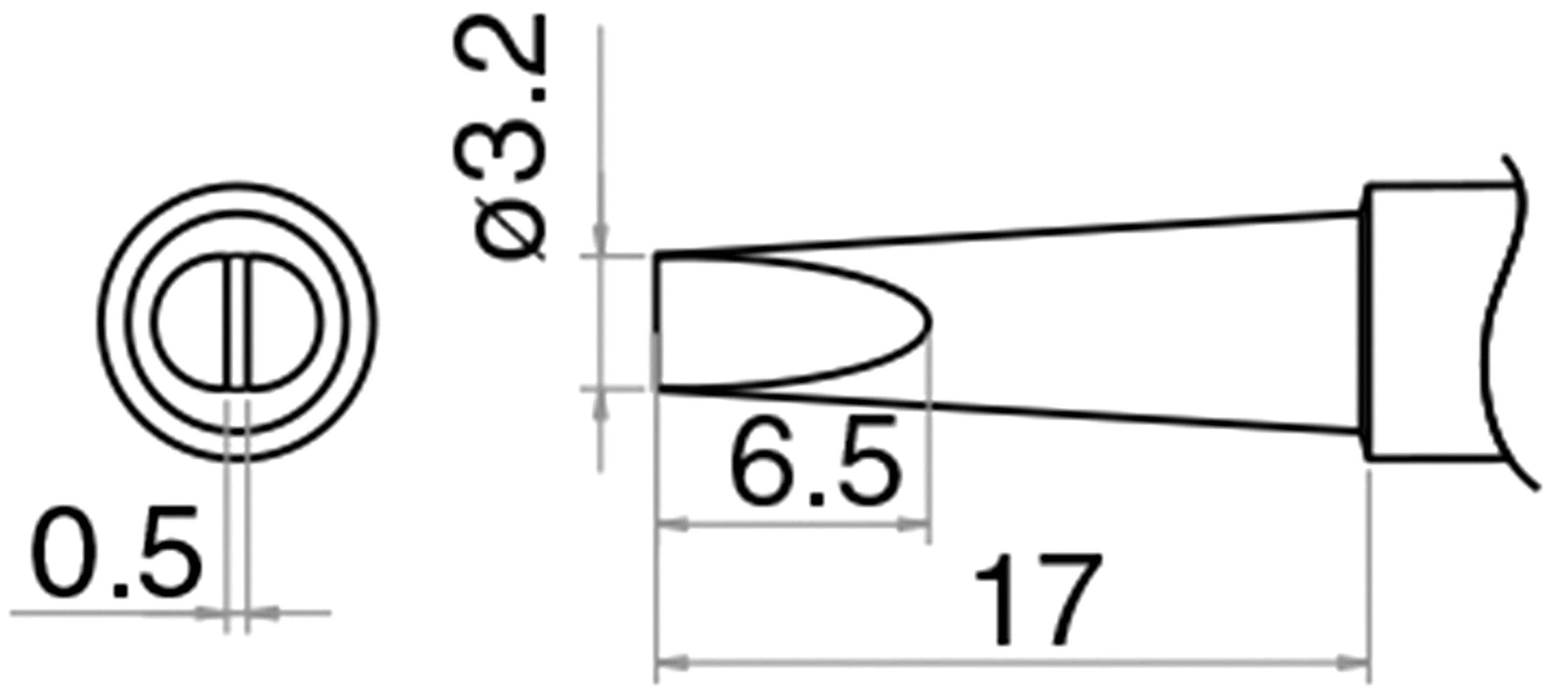 HAKKO Lötspitze T34-D32 Lötkolben 0962