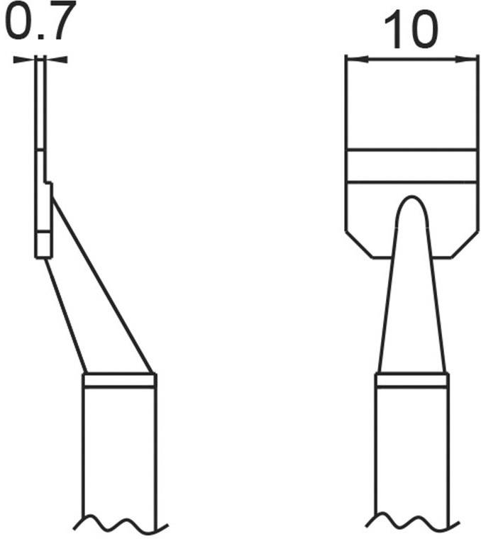 HAKKO Lötspitze Typ SOP 10l für FM2022