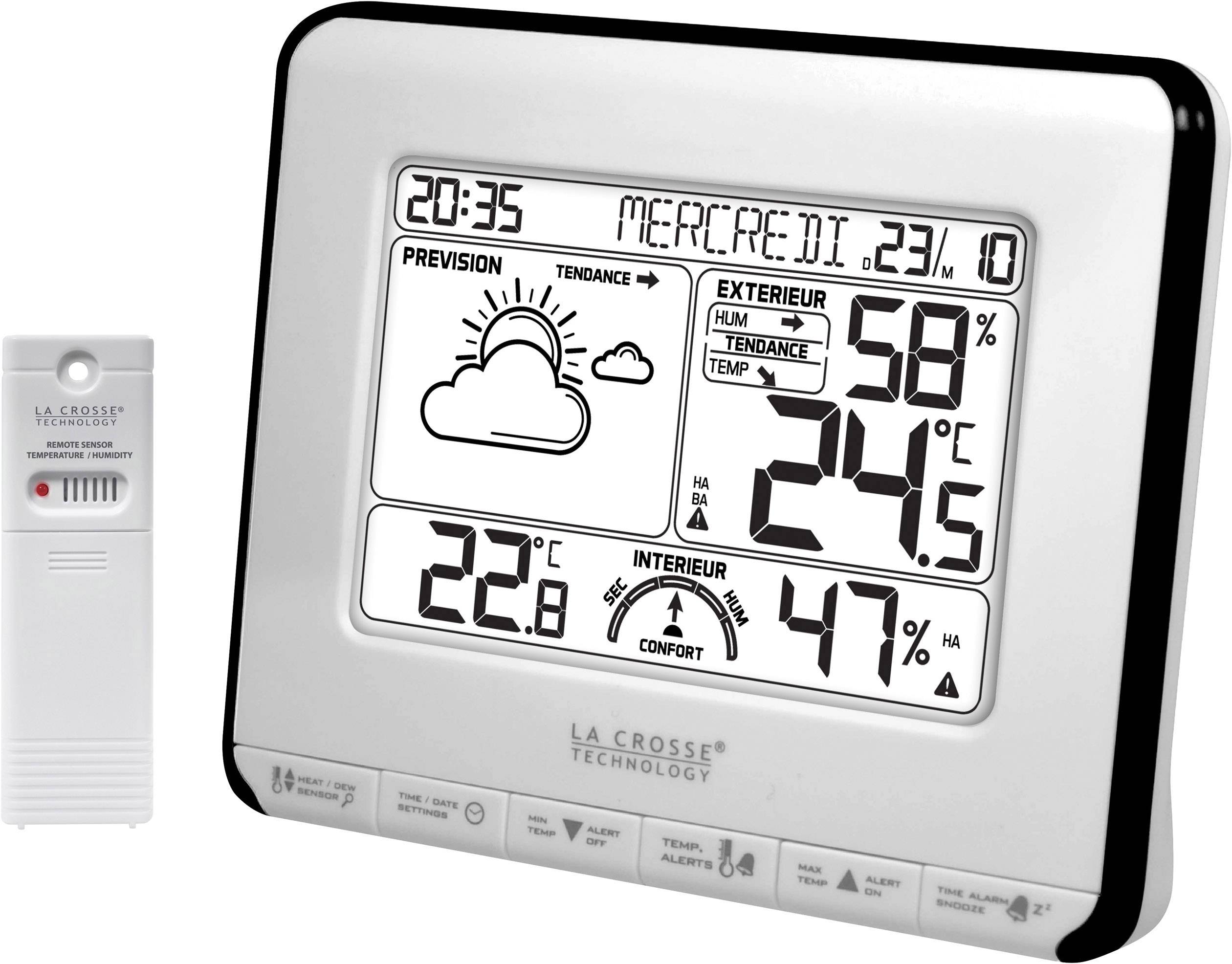 La Crosse Technology WS6818-WHI-BLA