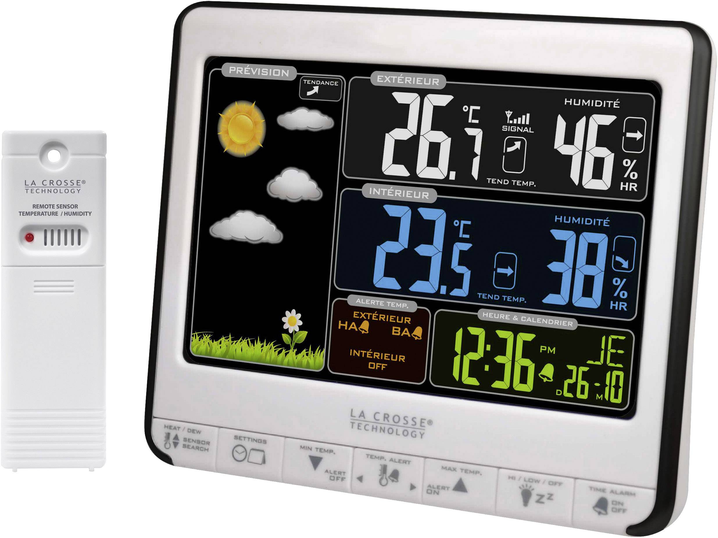 La Crosse Technology WS6826-WHI-BLA Digitale-Wetterstation