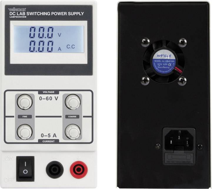 Velleman LABPS6005SM Labornetzgerät, einstellbar 0 - 60V 0 - 5A