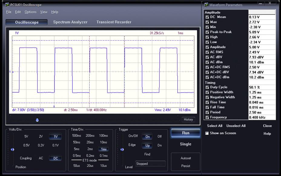Velleman PCSU01 Oszilloskop Lernpaket