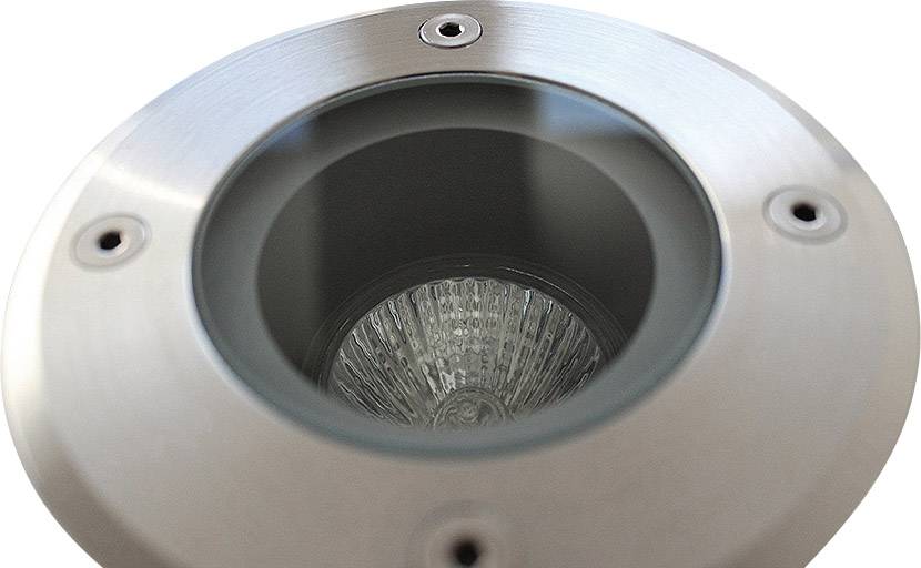 ECO-Light Berlin 1 7005A GU10 Außeneinbauleuchte GU10 Halogen 35W Silber