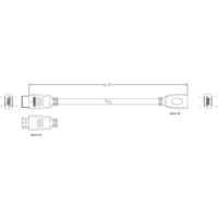 SpeaKa Professional HDMI Verlängerungskabel HDMI-A Stecker, HDMI-A Buchse 2.00m Schwarz SP-7870532 4K UHD, Audio Return Channel SpeaKa Professional HDMI Verlängerungskabel HDMI-A Stecker, HDMI-A Buchse 2.00m Schwarz SP-7870532 4K UHD, Audio Return Channel