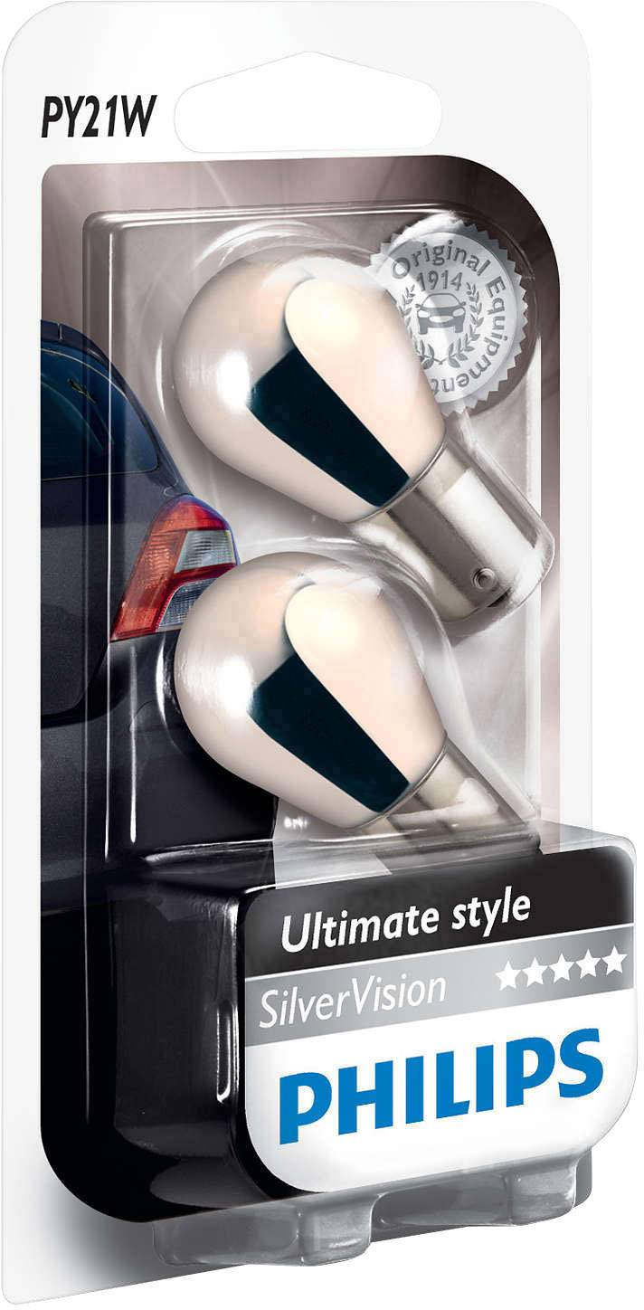 Philips Automotive 31117730 Signal Leuchtmittel Silvervision PY21W 21W 12V