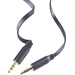 Câble audio SpeaKa Professional SP-4002256 [1x Jack mâle 3.5 mm - 1x Jack mâle 3.5 mm] 0.50 m noir contacts dorés, très flexible