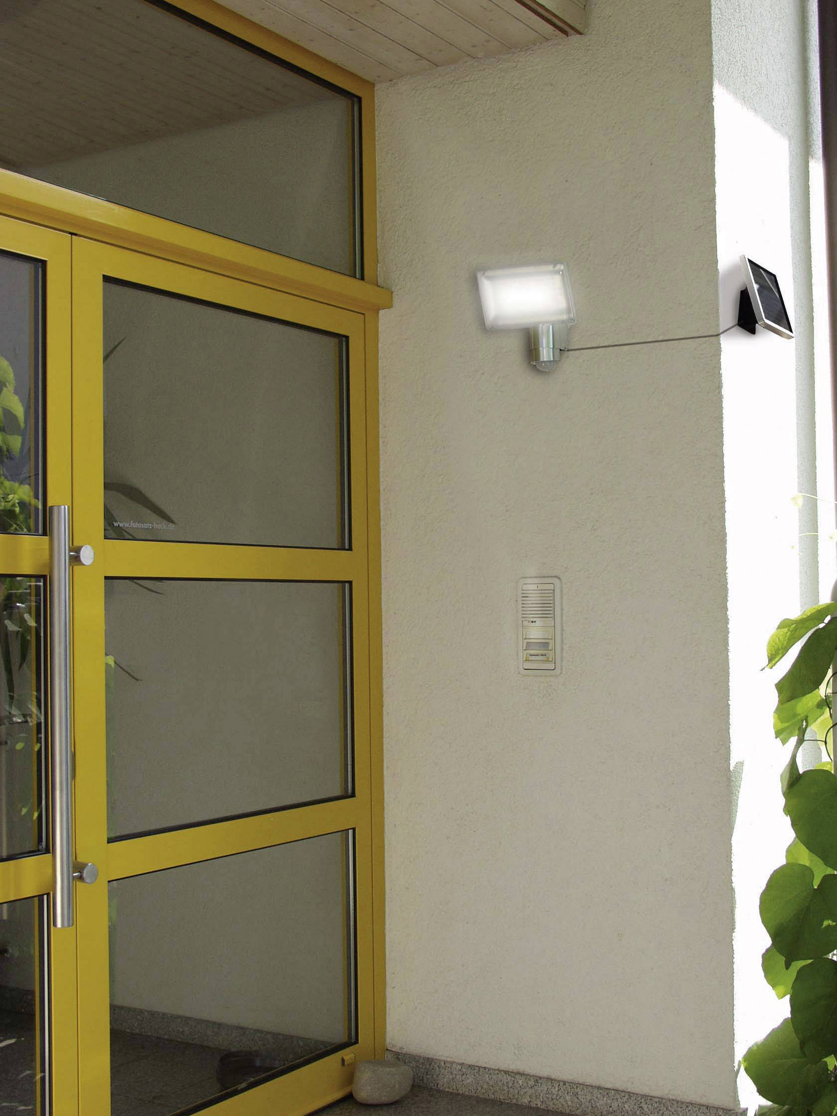 Brennenstuhl SOL 80 1170840 Solar-Spot mit Bewegungsmelder 4 W Leuchtfarben: Neutralweiß