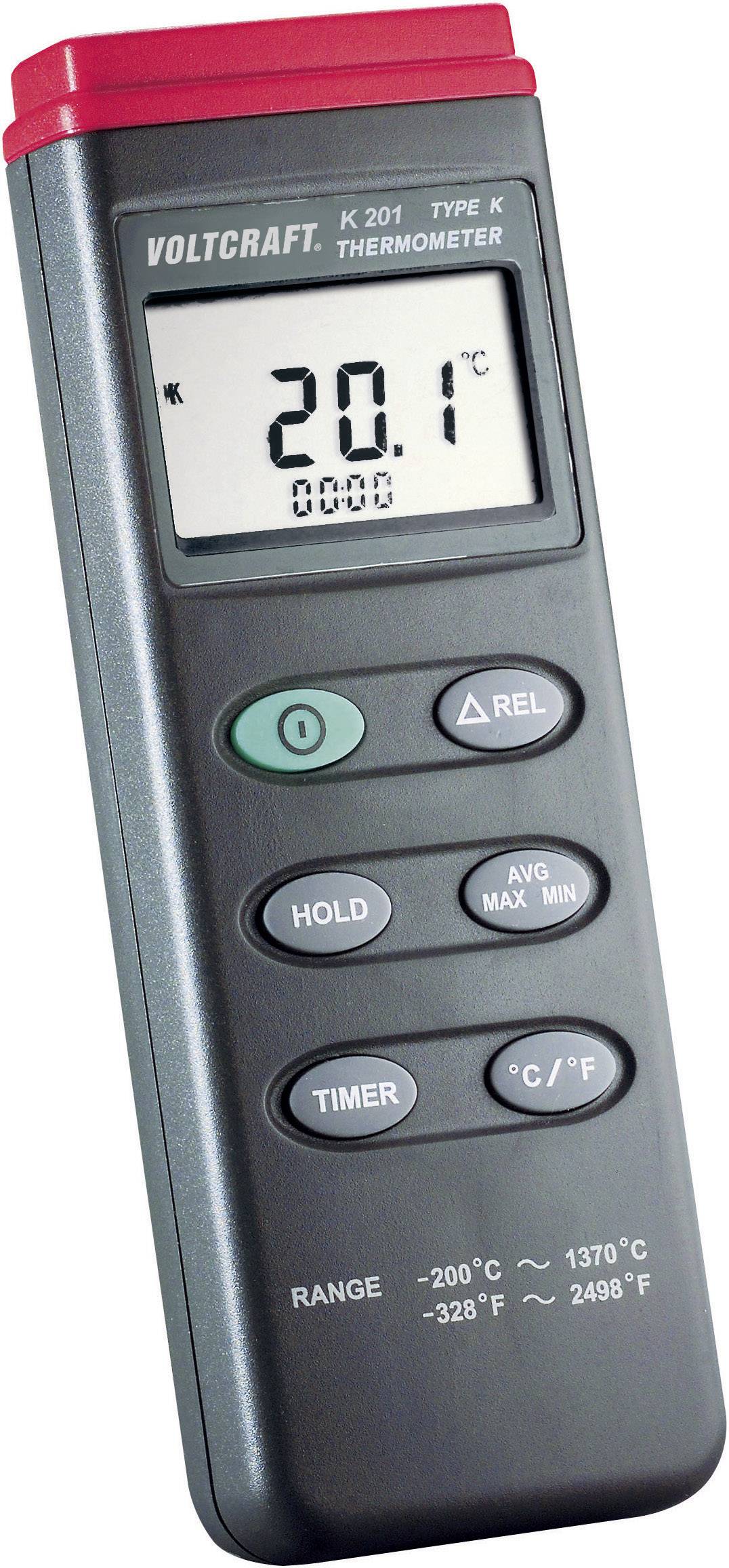 VOLTCRAFT K201 Temperatur-Messgerät -200 - +1370°C Fühler-Typ K