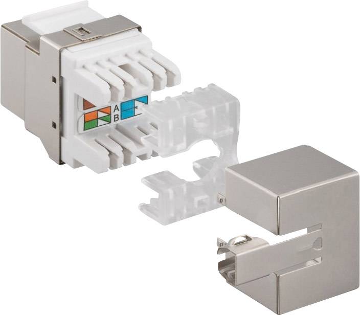 Goobay 95901 RJ45-Einbaumodul Keystone CAT 6 1 St.