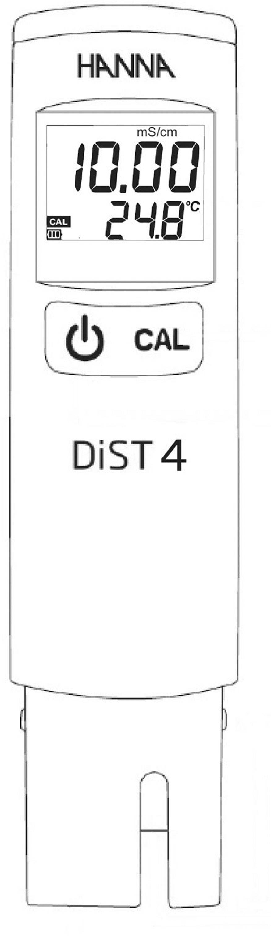Leitfähigkeits-Messgerät Hanna Instruments HI 98304S Leitfähigkeit 0.00 - 19.99 mS kalibriert Werksstandard (ohne Zertifikat)