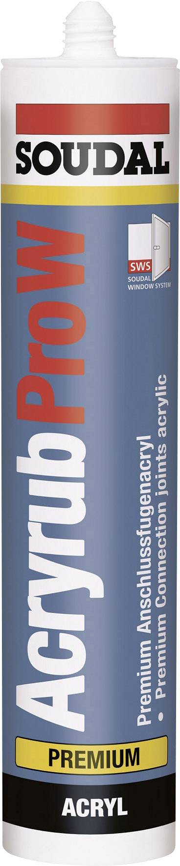 Soudal ACRYRUB PRO W Acryl Herstellerfarbe Schwarz 9203 310ml