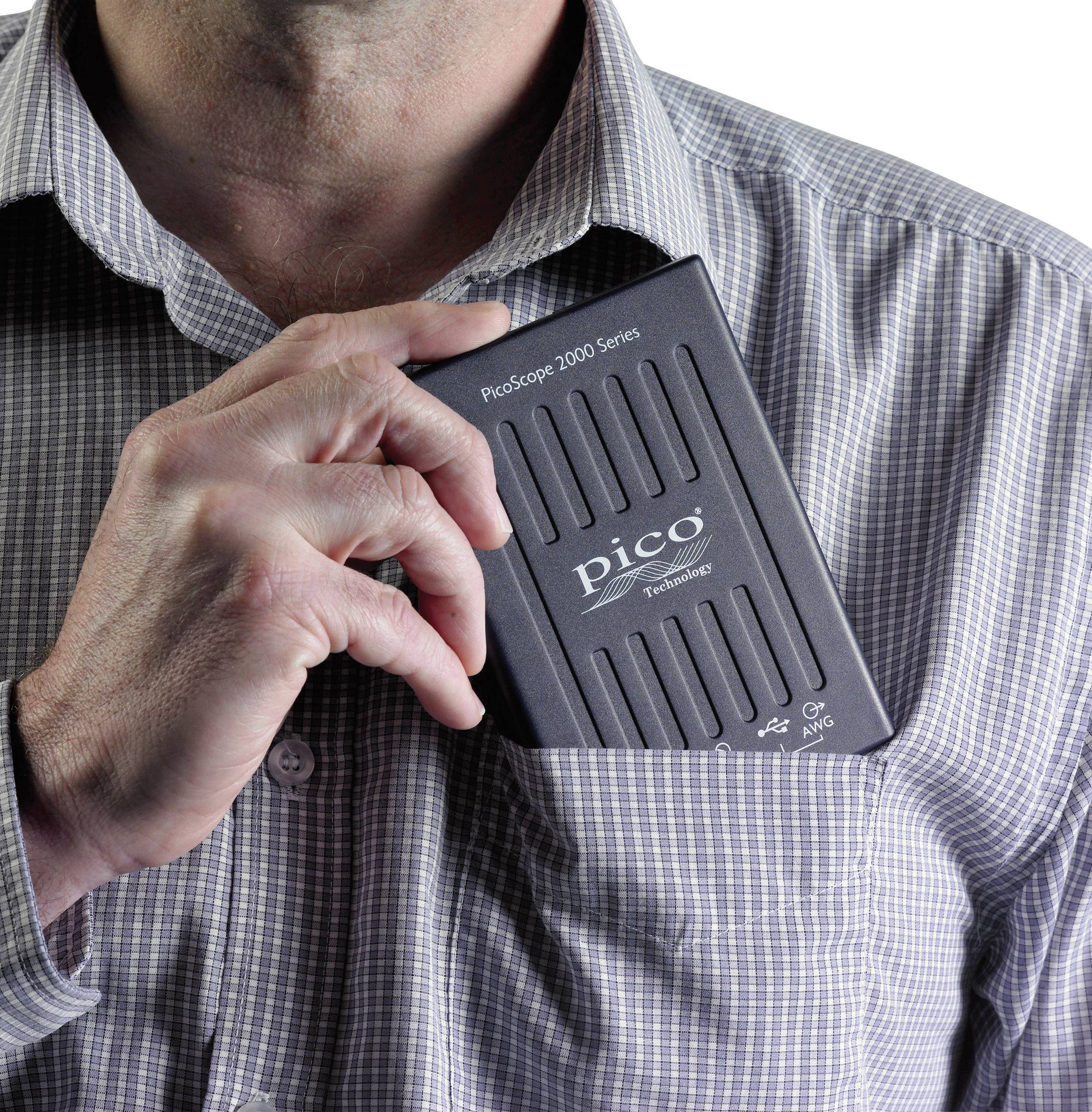 pico 2205A USB-Oszilloskop 25 MHz 2-Kanal 100 MSa/s 16 kpts 8 Bit Digital-Speicher (DSO), Funktionsgenerator, Spectrum-Analyser 1 St.