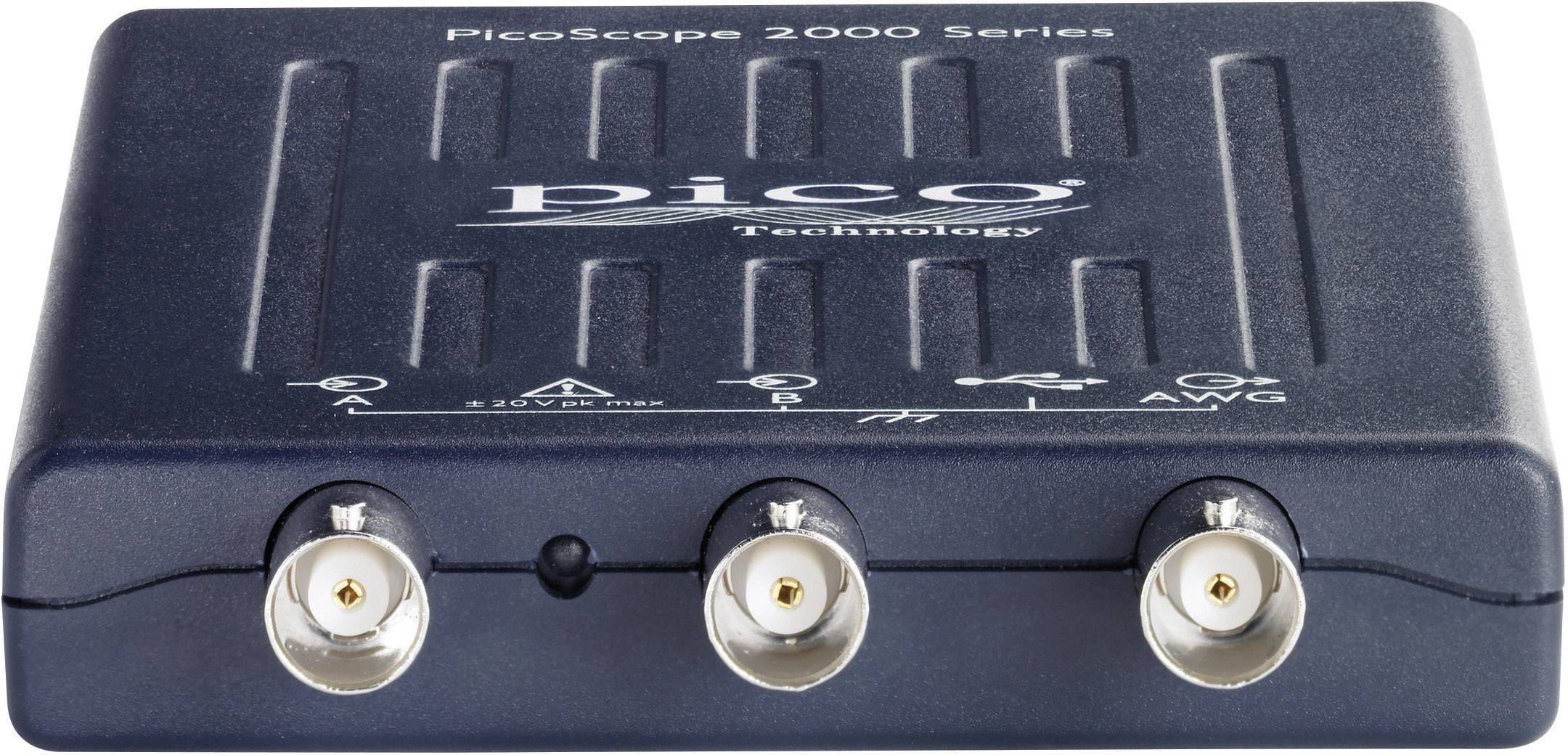 pico 2205A USB-Oszilloskop 25 MHz 2-Kanal 100 MSa/s 16 kpts 8 Bit Digital-Speicher (DSO), Funktionsgenerator, Spectrum-Analyser 1 St.