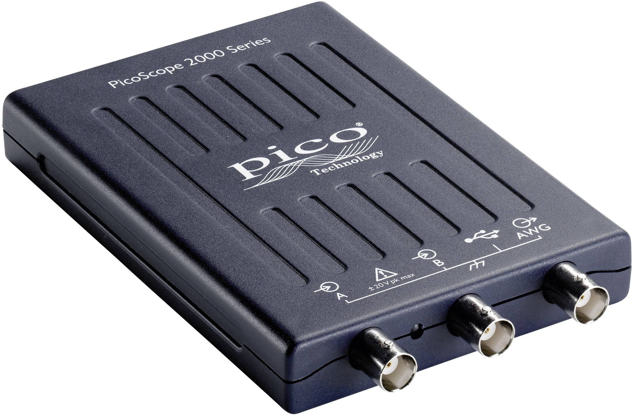 pico 2205A USB-Oszilloskop 25 MHz 2-Kanal 100 MSa/s 16 kpts 8 Bit Digital-Speicher (DSO), Funktionsgenerator, Spectrum-Analyser 1 St.