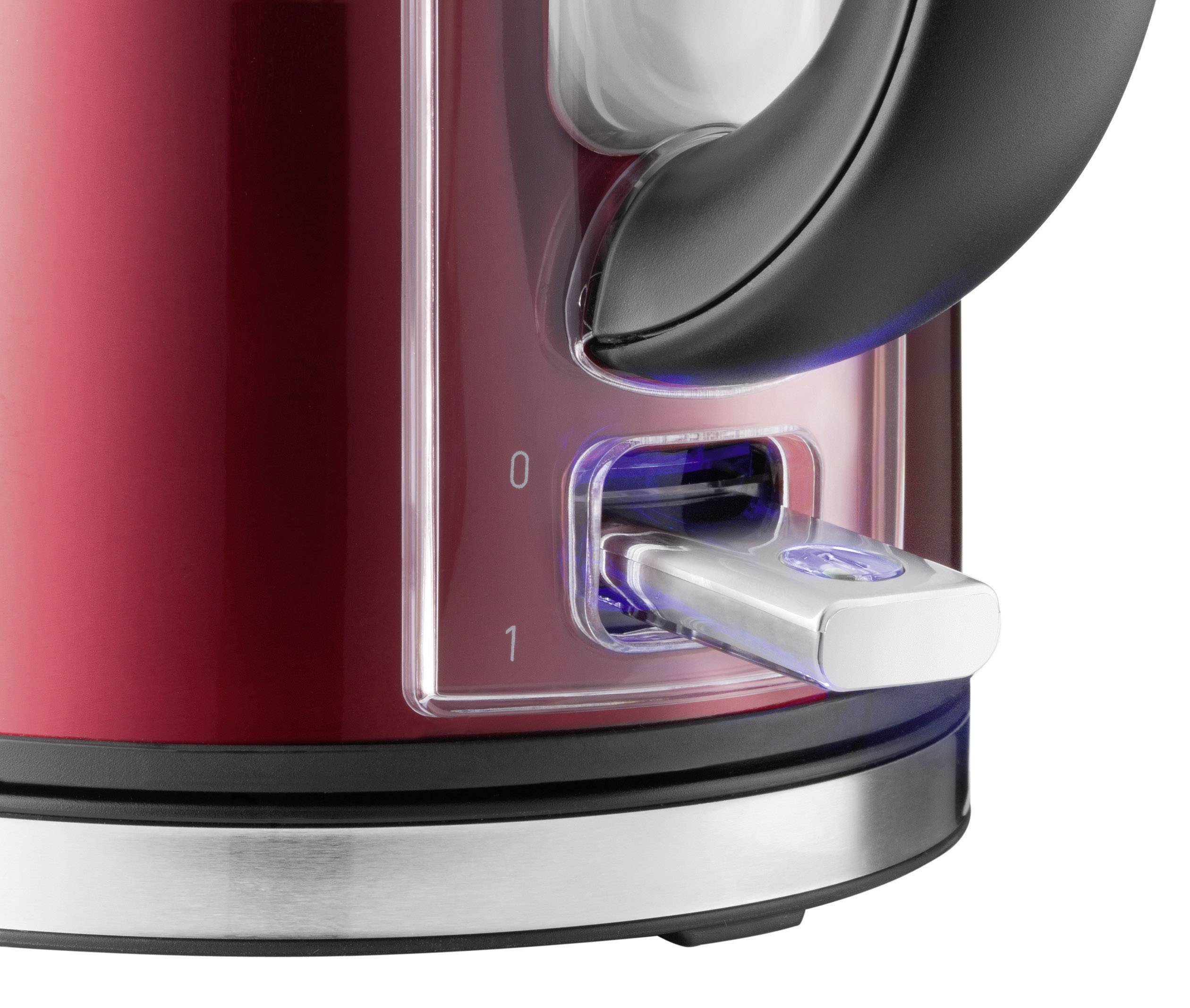 Grundig WK 6330 Wasserkocher Rot (metallic), Edelstahl Fassungsvermögen: 1.7 l