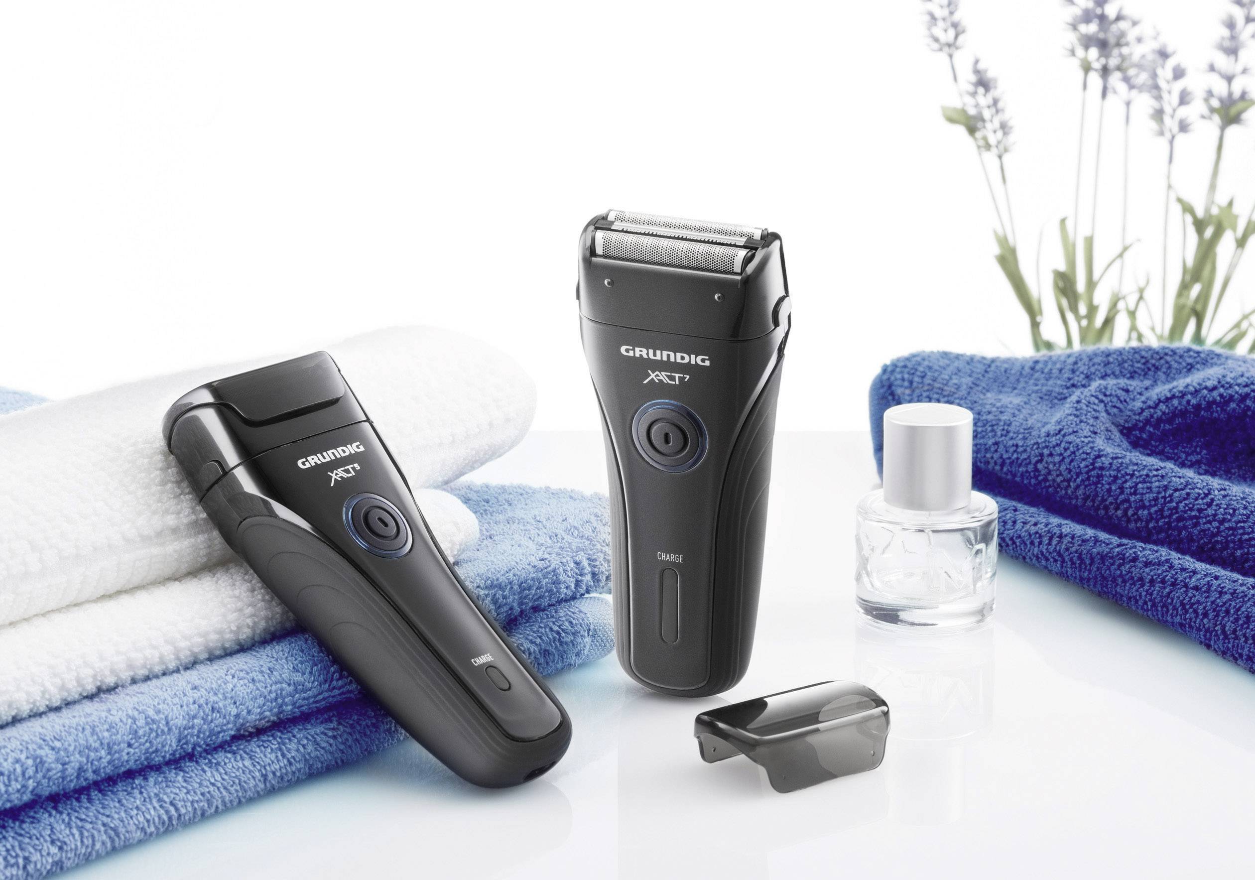 Grundig MS6240 Folienrasierer Schwarz, Blau