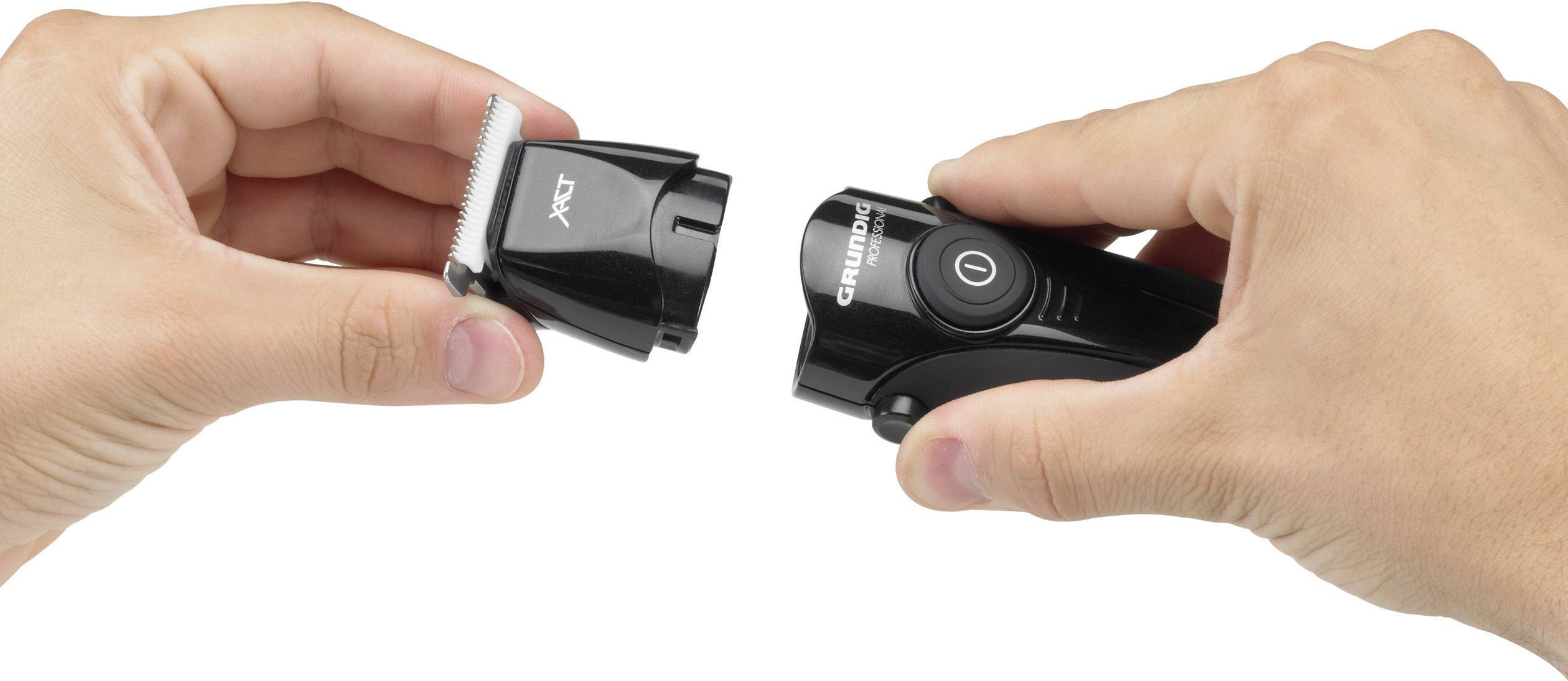 Grundig MT8240 Haarschneider, Bartschneider, Körperhaartrimmer abwaschbar Schwarz