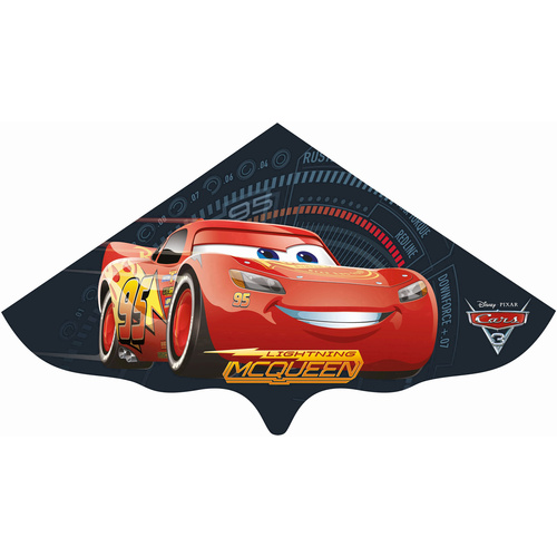 Günther Flugspiele Einleiner Drachen Disney Cars Lightning McQueen Spannweite (Details) 1150mm Windstärken-Eignung 4 - 6 bft