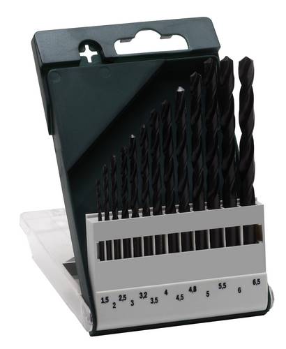 Bosch Accessories 2609255031 HSS Metall-Spiralbohrer-Set 13teilig 1 mm, 1.5 mm, 2 mm, 2.5 mm, 3 mm