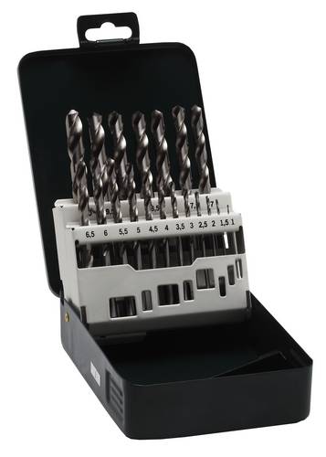 Bosch Accessories 2609255062 HSS Metall-Spiralbohrer-Set 19teilig 1 mm, 1.5 mm, 2 mm, 2.5 mm, 3 mm