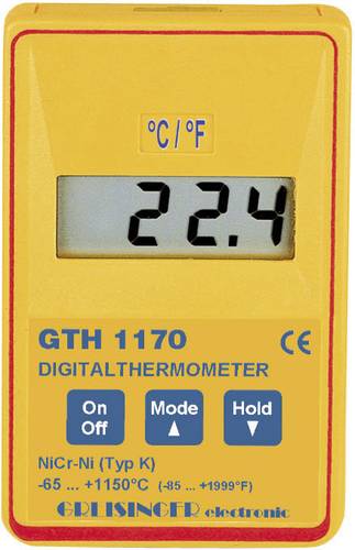 GTH 1170 Temperatur-Messgerät -65 bis +1150°C Fühler-Typ K
