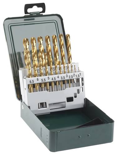 Bosch Accessories 2609255114 HSS Metall-Spiralbohrer-Set 19teilig 1 mm, 1.5 mm, 2 mm, 2.5 mm, 3 mm