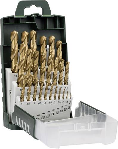 Bosch Accessories 2609255136 HSS Metall-Spiralbohrer-Set 25teilig 1 mm, 1.5 mm, 2 mm, 2.5 mm, 3 mm