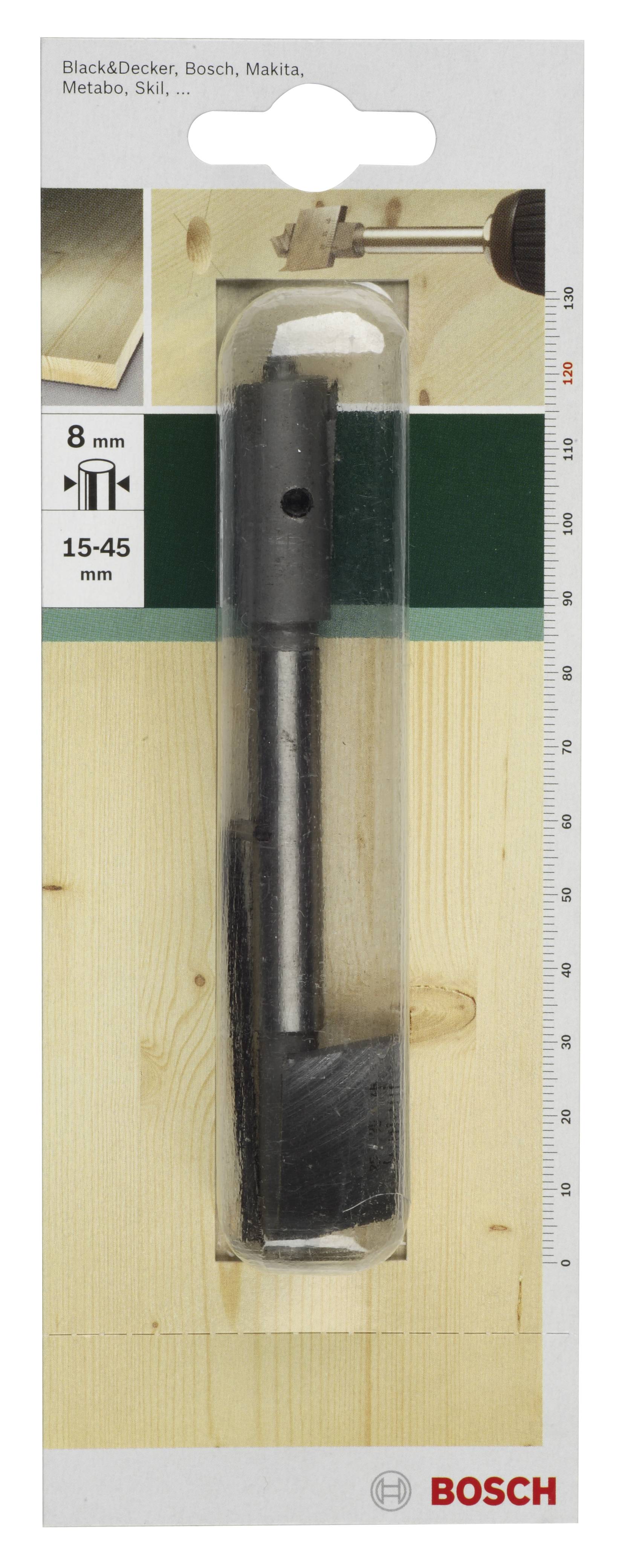 Bosch Accessories 2609255277 Holz-Fräsbohrer 45mm Gesamtlänge 120mm Zylinderschaft 1St.