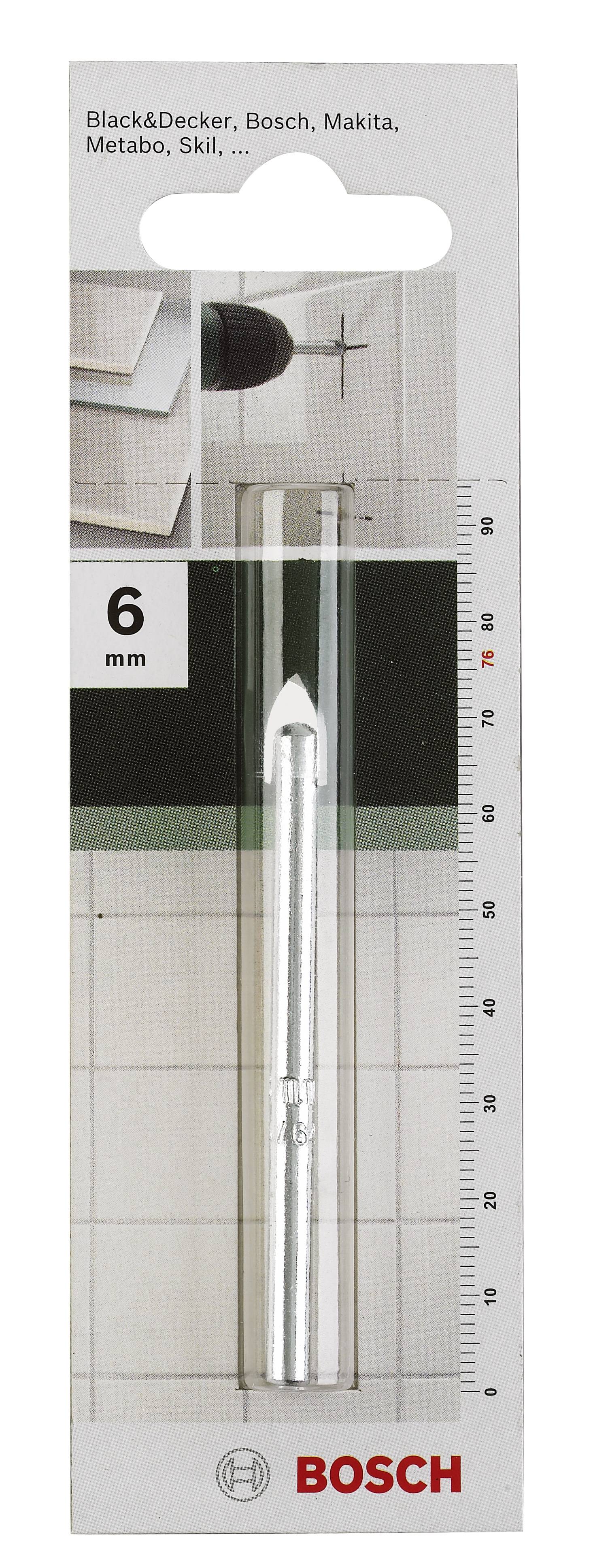 Bosch Accessories 2609255468 Glas- und Fliesenbohrer 8 mm Gesamtlänge 83 mm Zylinderschaft 1 St.