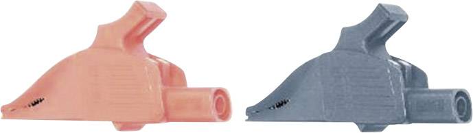 Stäubli XDK 1033 SET Sicherheits-Abgreifklemmen-Set Steckanschluss 4 mm CAT III 1000 V Schwarz, Rot